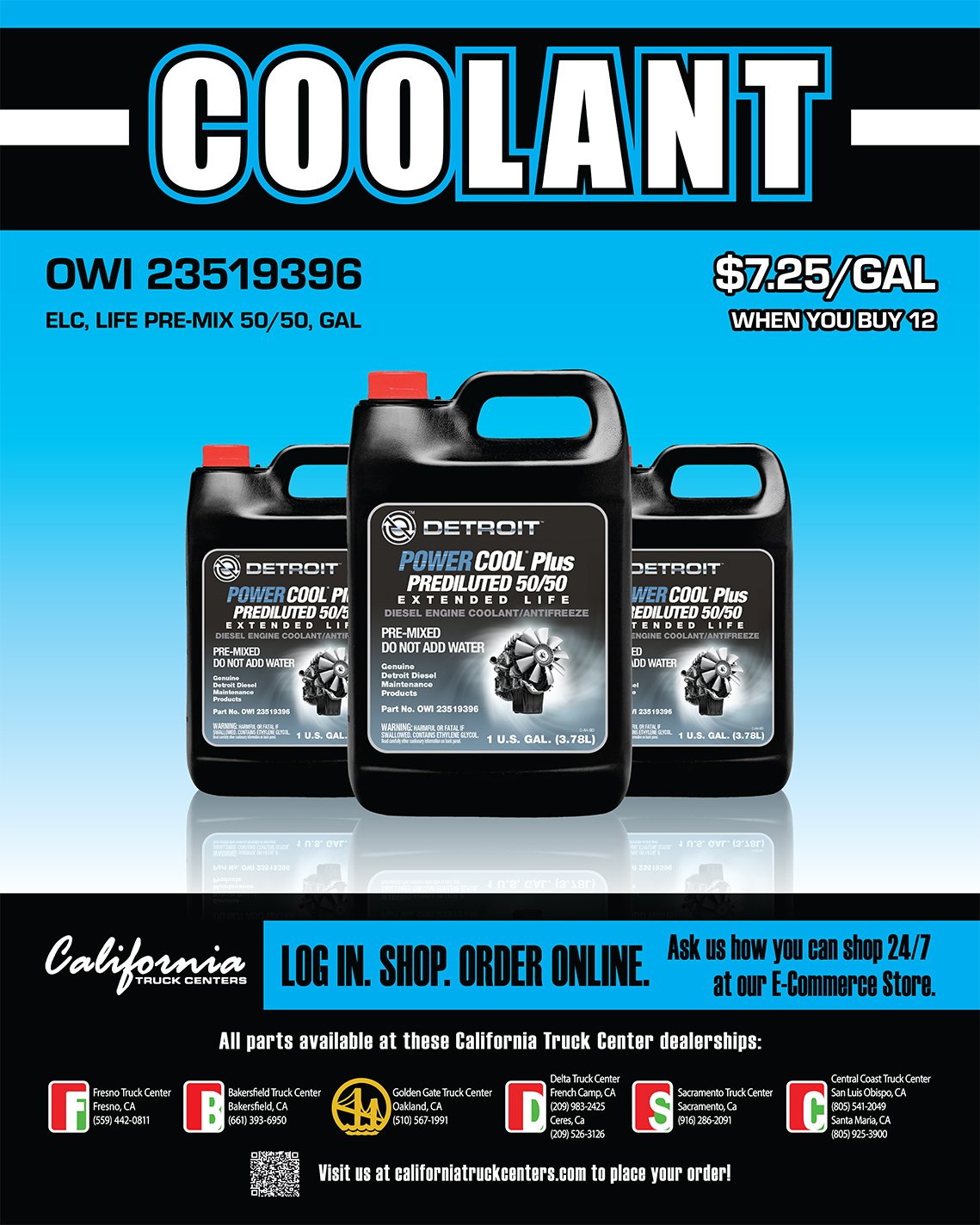 Monthly Parts Special California Truck Centers